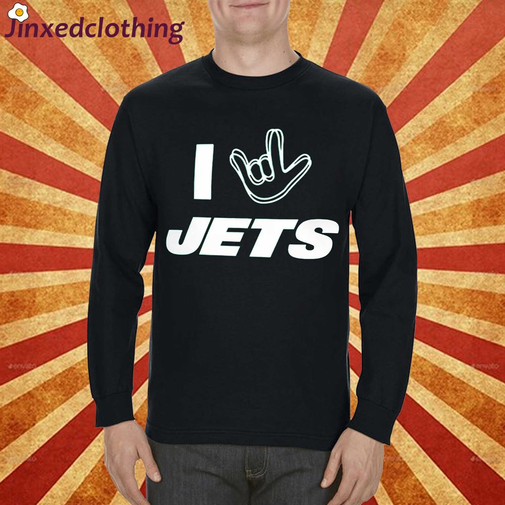 New York Jets Homage The Nfl Asl Collection By Love Sign Tri-blend T-shirt 
